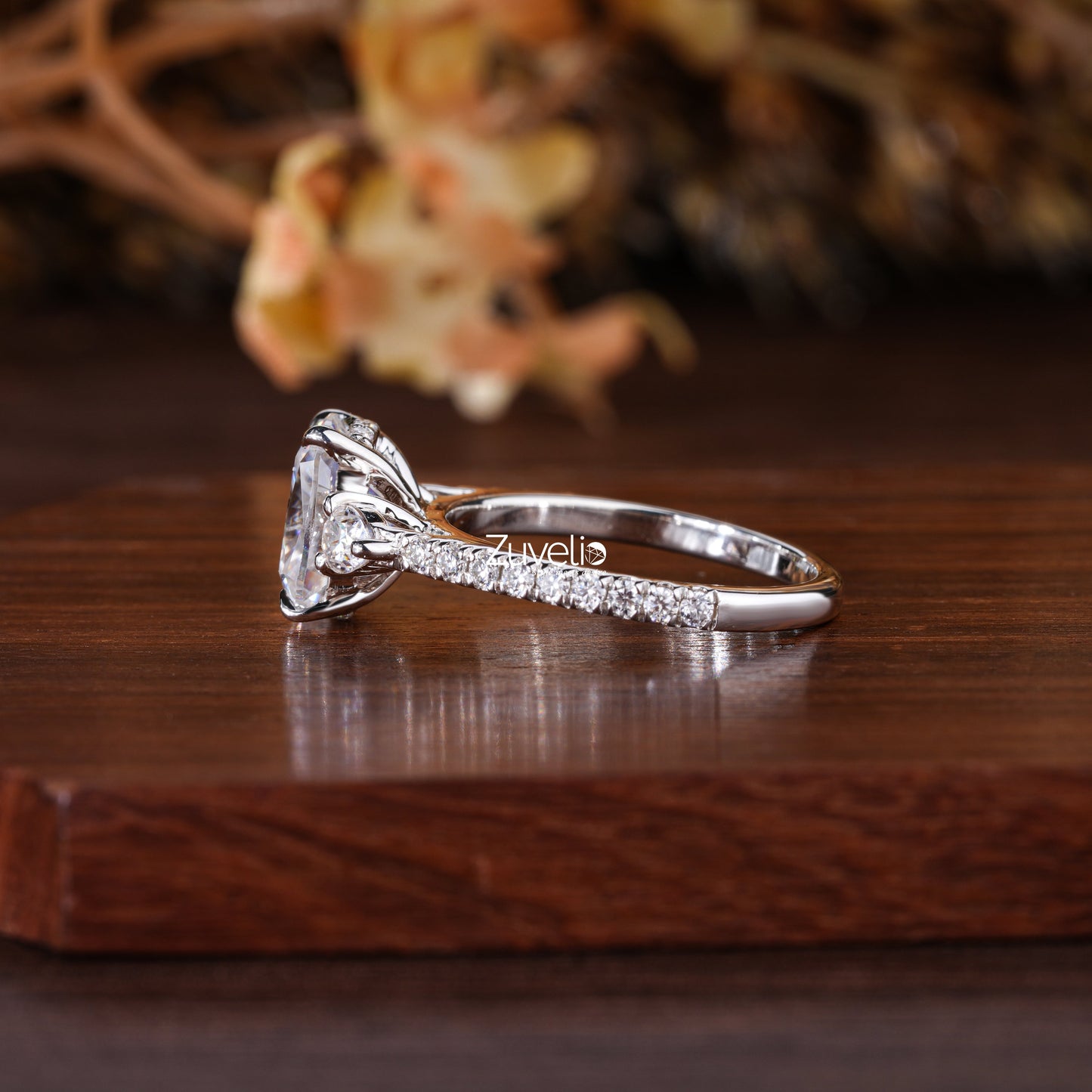 Radiant Cut Moissanite Ring - Zuvelio.com