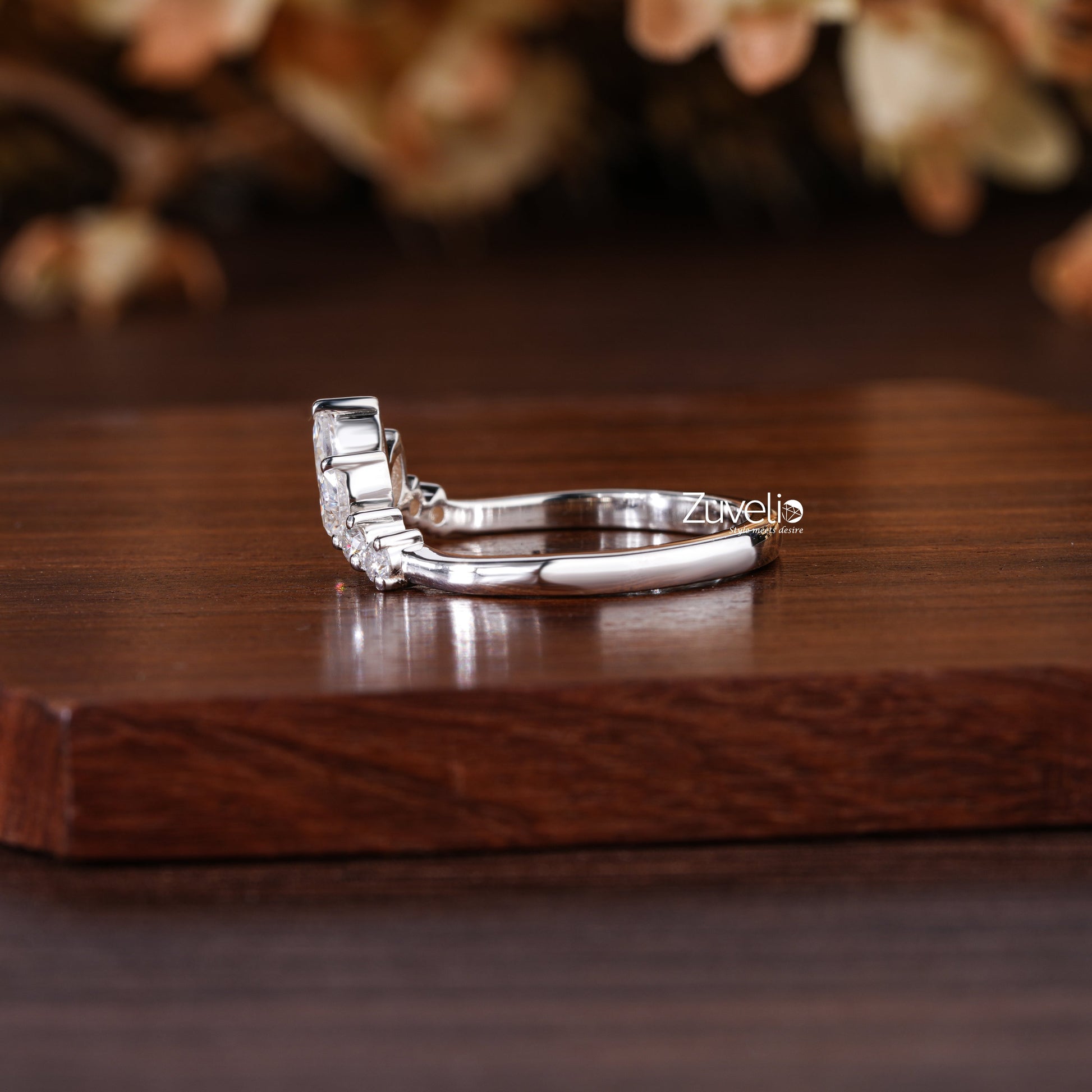 V Shape Moissanite - Zuvelio.com