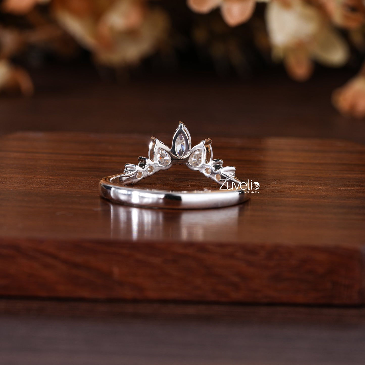 V Shape Moissanite - Zuvelio.com