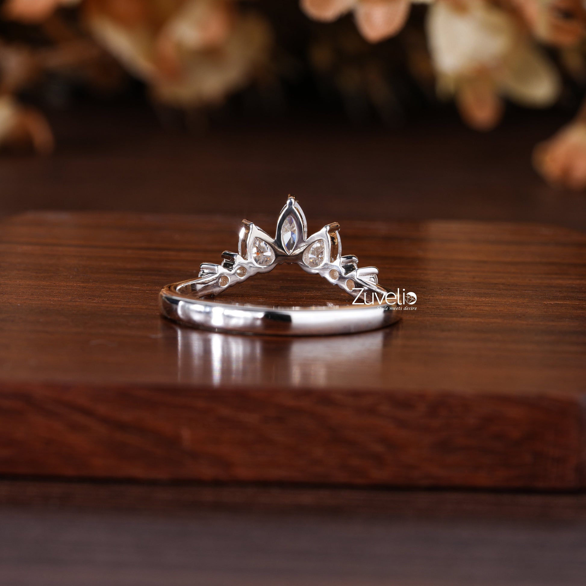 V Shape Moissanite - Zuvelio.com