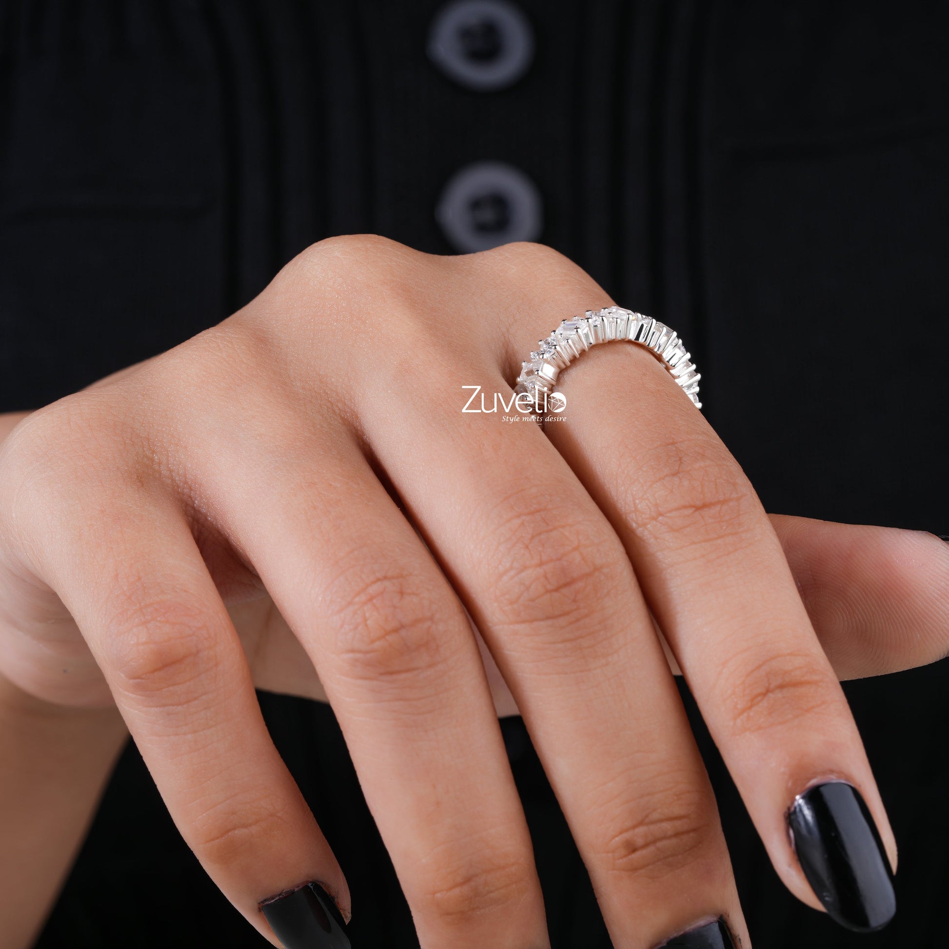 Emerald Oval Round Moissanite - Zuvelio.com