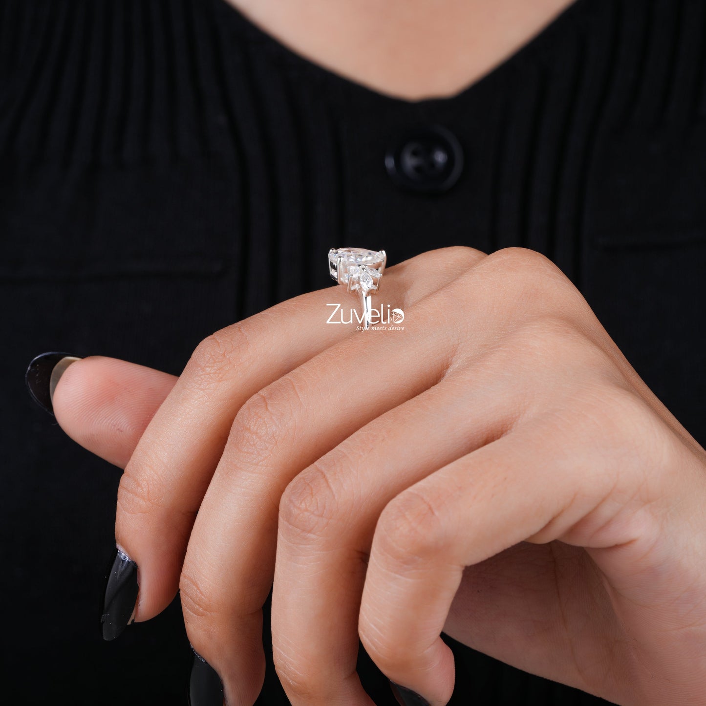 Pear Cut Marquise Ring - Zuvelio.com