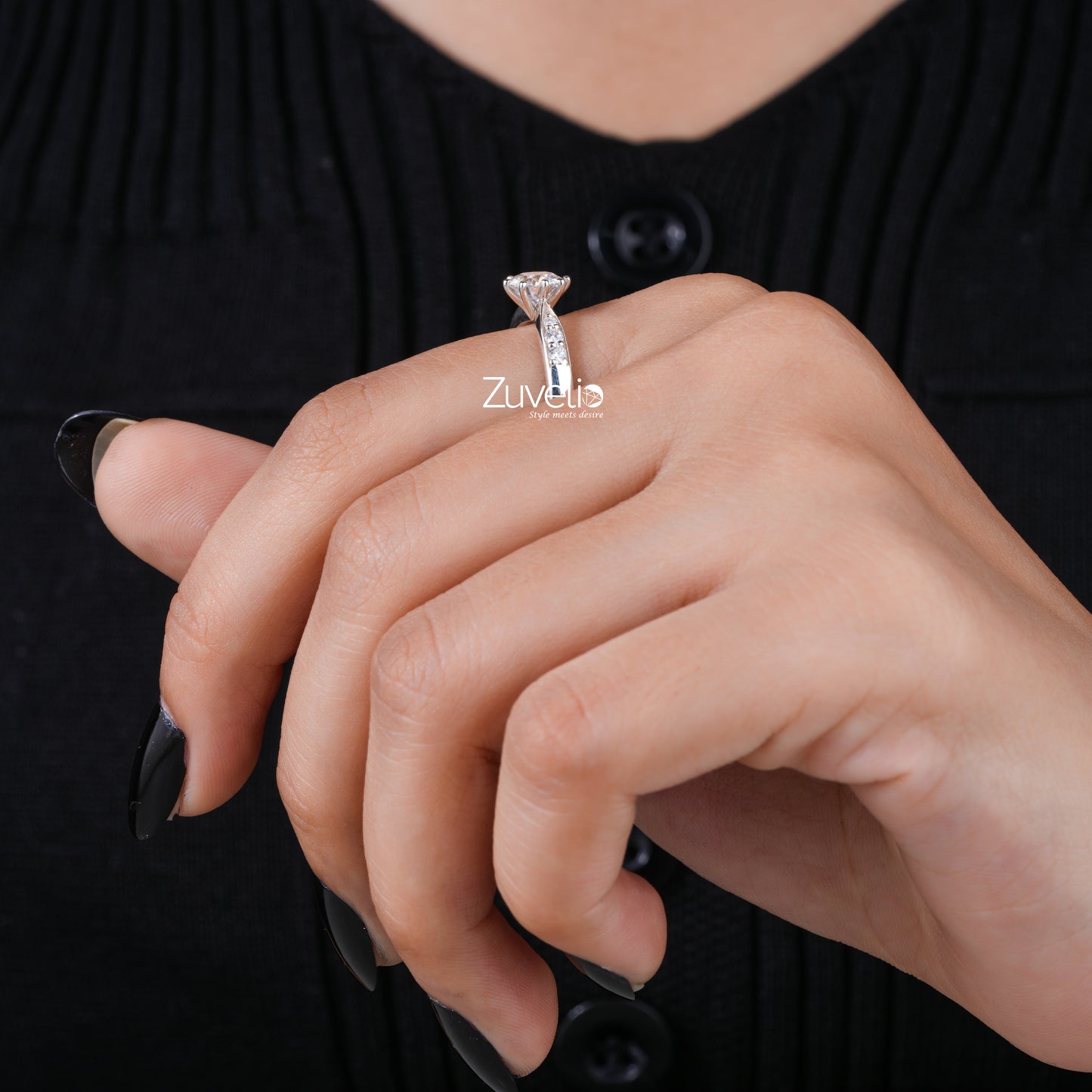 Solitaire Diamond Wedding Ring