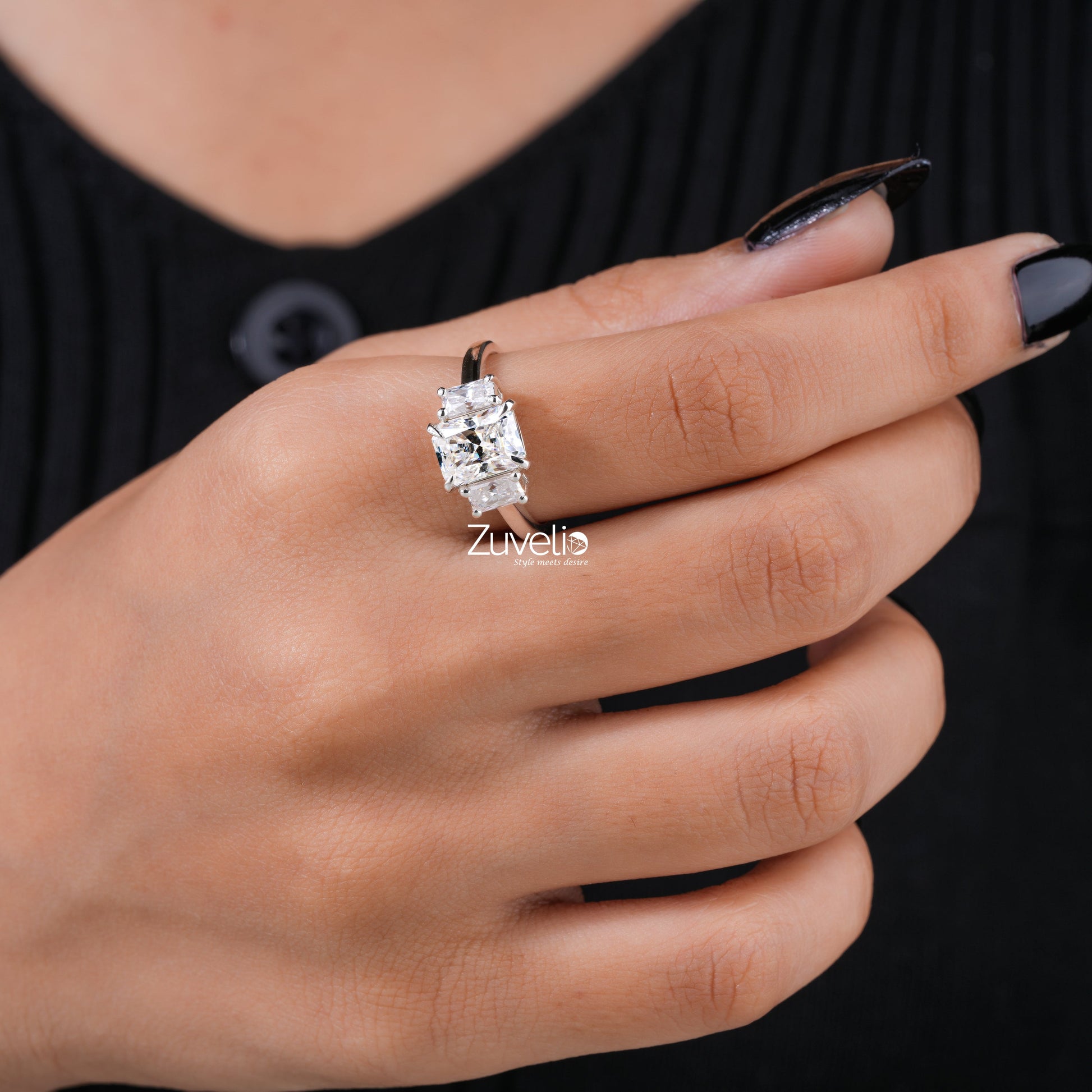 Radiant Baguette Cut Ring - Zuvelio.com
