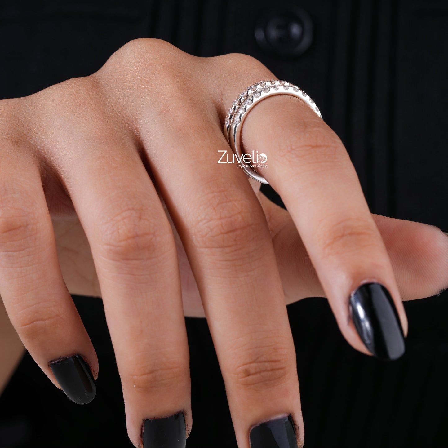 Round Pair Wedding Band - Zuvelio.com