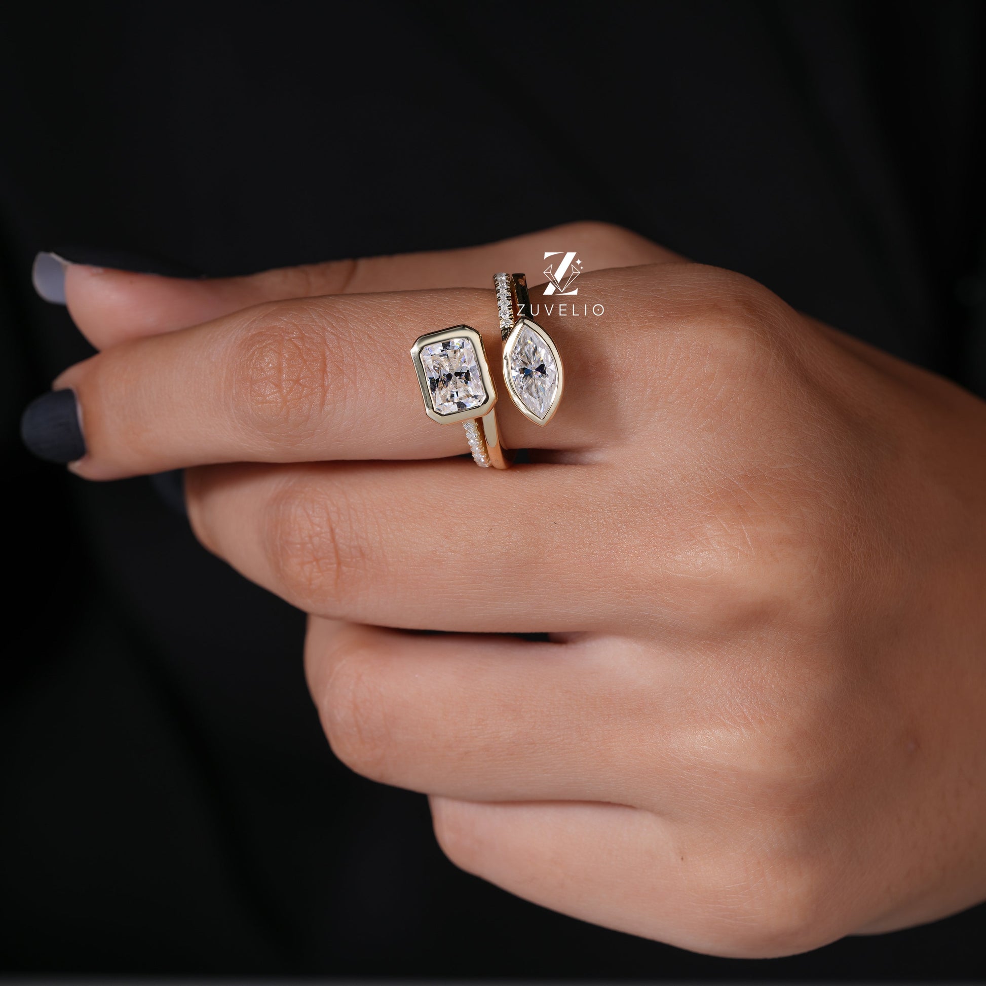 Toi-Moi Moissanite Ring - Zuvelio.com