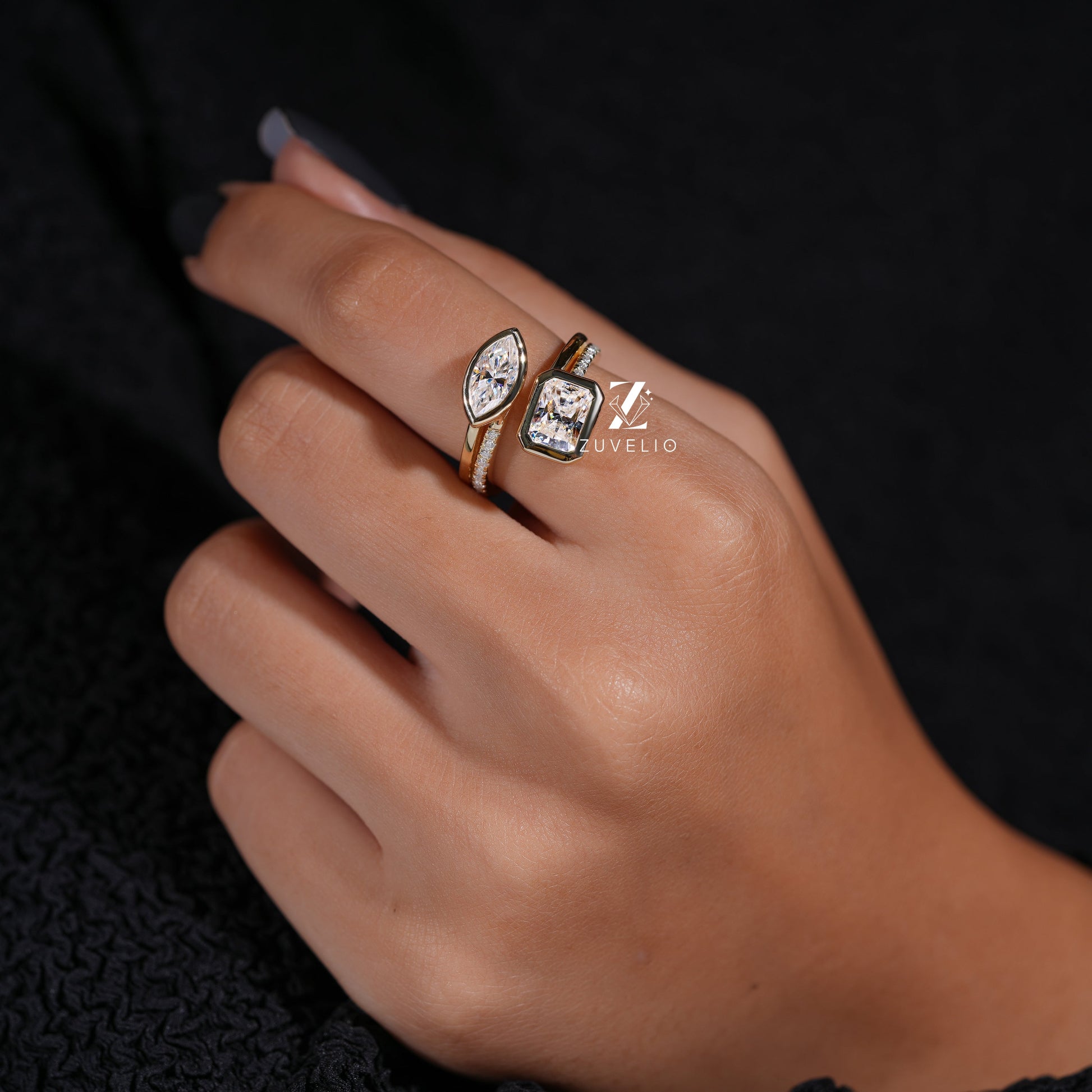 Toi-Moi Moissanite Ring - Zuvelio.com