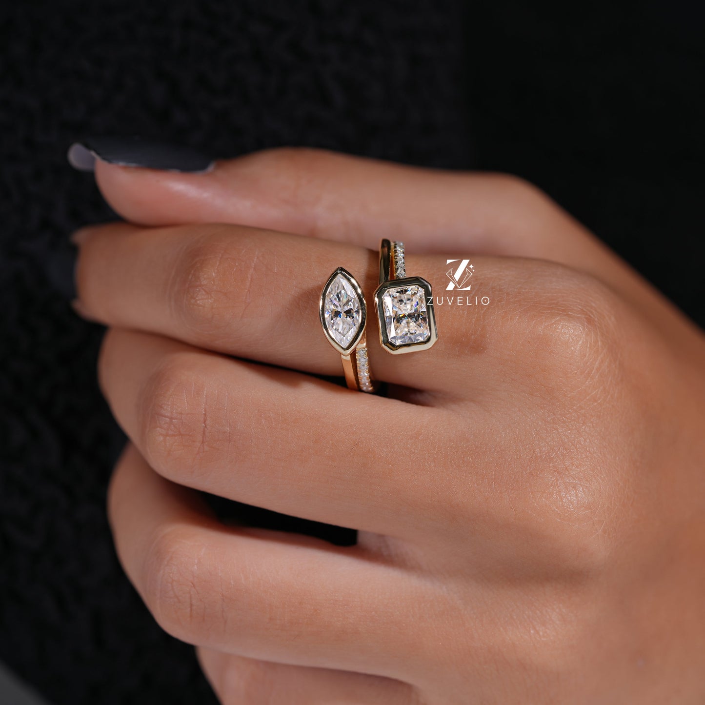 Toi-Moi Moissanite Ring - Zuvelio.com