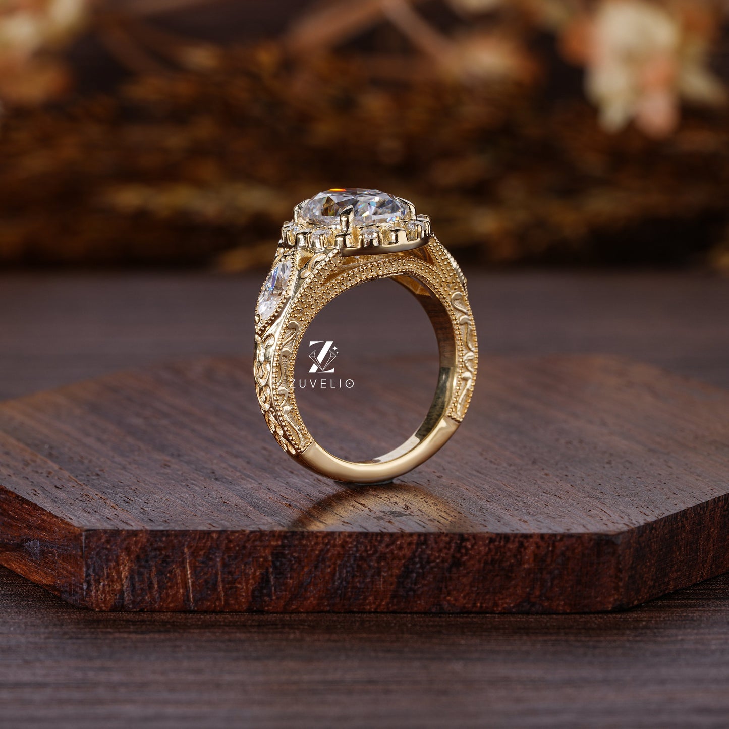 Art Deco Engagement Ring - Zuvelio.com