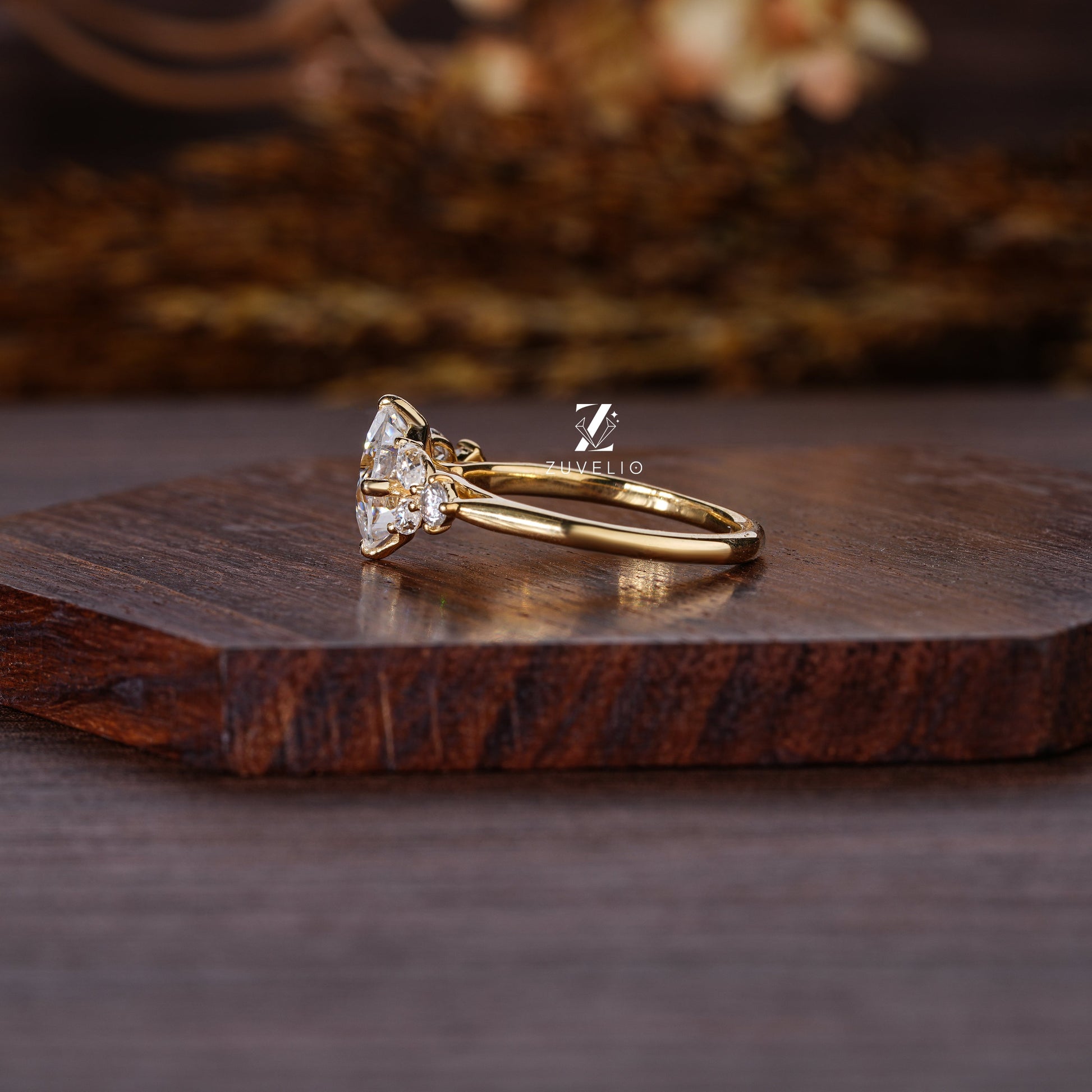 Cushion Cut Engagement Ring - Zuvelio.com