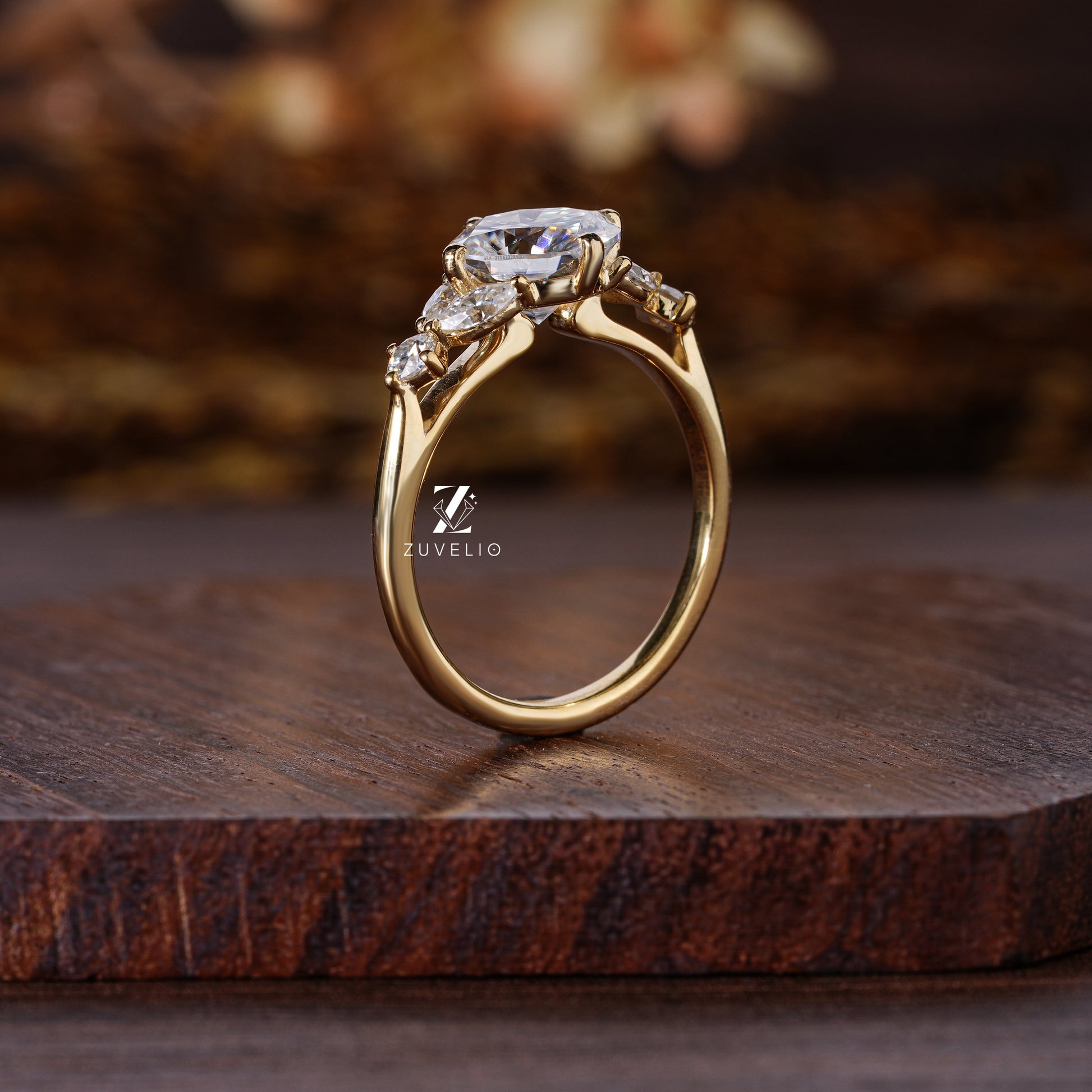 Cushion Cut Engagement Ring - Zuvelio.com