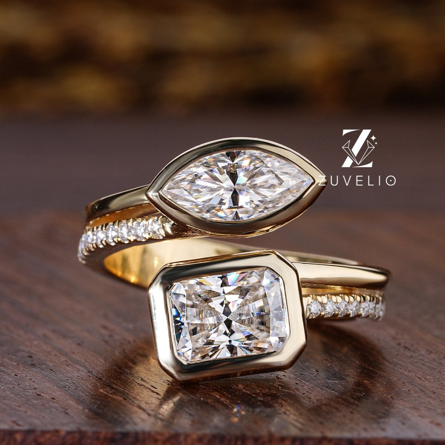 Toi-Moi Moissanite Ring - Zuvelio.com