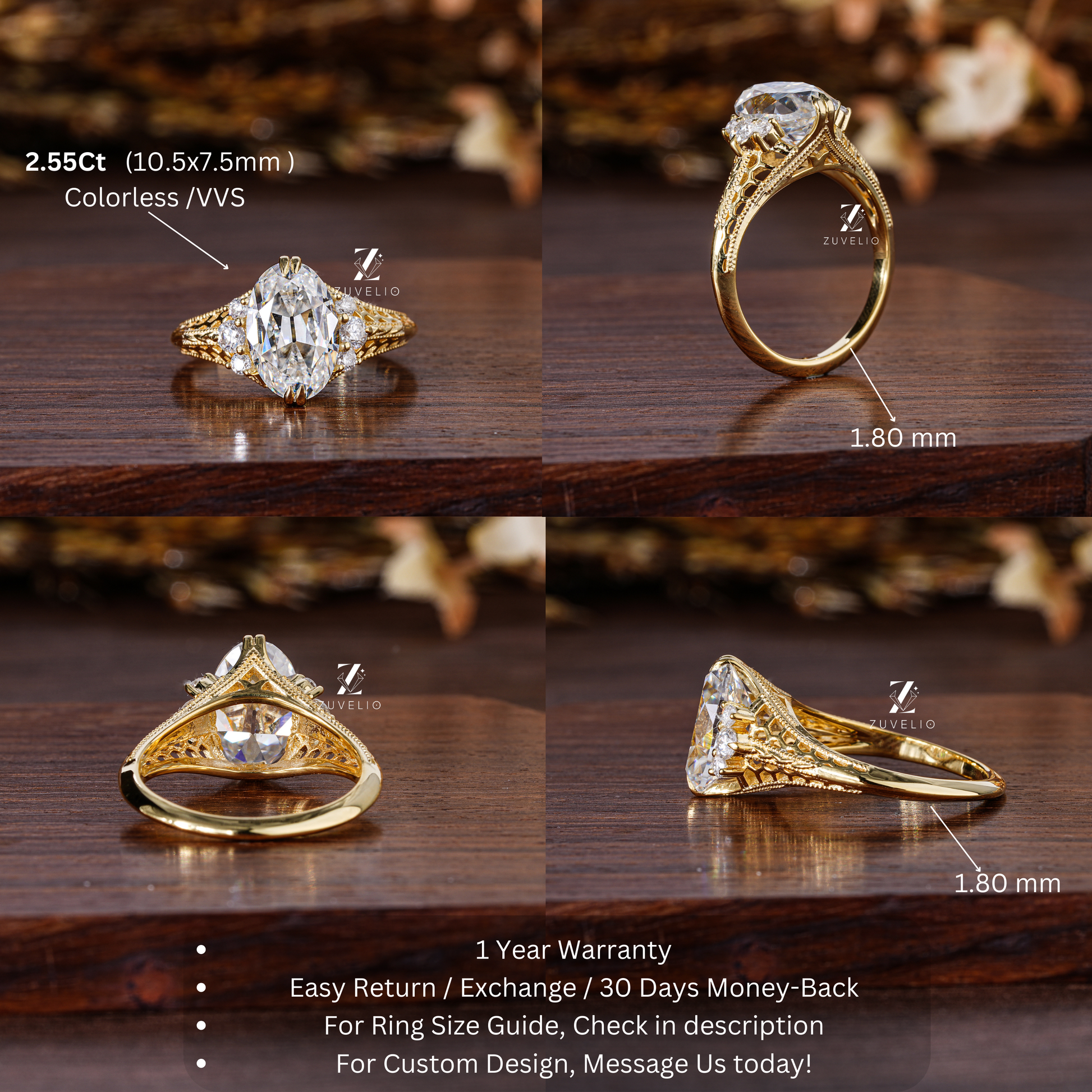 OMC Art Deco Ring - Zuvelio.com